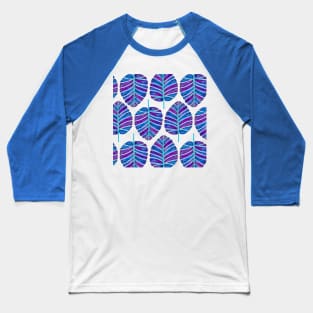 Indigo Alocasia Baseball T-Shirt